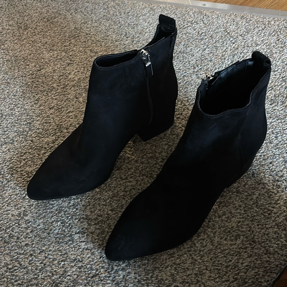 A New Day Black Suede Boots